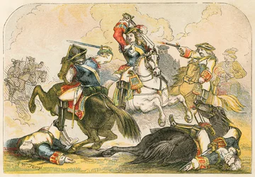Der Herzog von Marlborough in der Schlacht von Ramilies