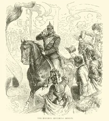 Der Kaiser betritt Berlin, März 1871