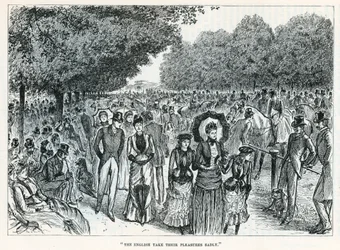 Die Engländer genießen ihre Vergnügungen traurig