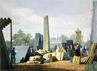 Das Äußere, aus Dickinsons umfassenden Bildern der Großen Ausstellung von 1851, veröffentlicht 1854