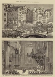 Die Festlichkeiten in Holland (Stich)