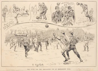 Das Finale um den Association Cup im Kennington Oval, 