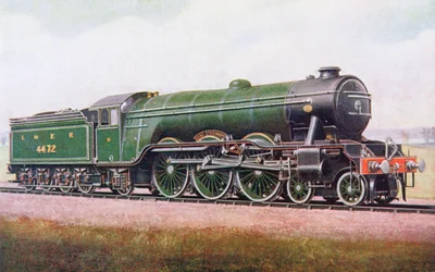 Der Flying Scotsman der London and North Eastern Railway, Illustration aus The Book of the Locomotive von G. Gibbard Jackson, veröffentlicht 1924