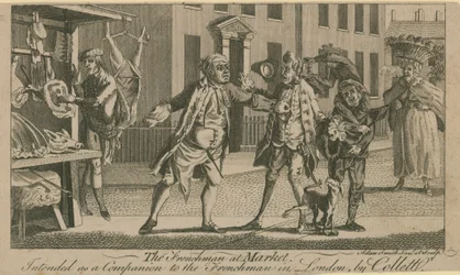 Der Franzose auf dem Markt