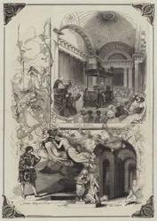 Die Beerdigung des Herzogs von Sussex (Stich)