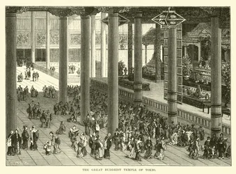 Der große buddhistische Tempel von Tokio