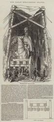 Die Große Wellington-Statue (Stich)