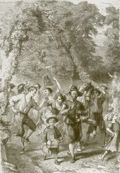 Der Hock-Wagen oder Erntefest