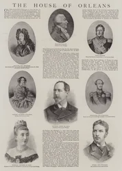 Das Haus Orleans (Gravur)