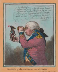 Der König von Brobdingnag und Gulliver