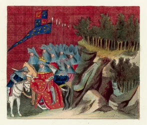 Die Ritterschlagung von Henry, Sohn des Herzogs von Lancaster