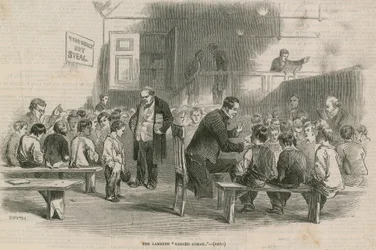 Die Lambeth Ragged School für Jungen