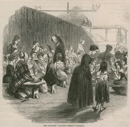 Die Lambeth Ragged School für Mädchen