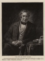 Der verstorbene Mr. Henry Graves (Gravur)