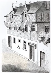 Die Herren und Barone machen Fenster aus ihren Wappen