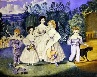 Die Kinder der Familie Lovell, ca. 1825