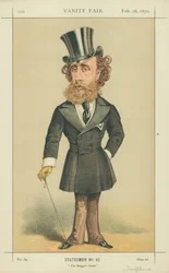 Der Marquis (John) Townshend, Der Freund der Bettler, 26. Februar 1870, Vanity Fair Karikatur