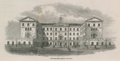 Das Middlesex Hospital erweitert