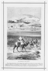 Die Fata Morgana in der Wüste