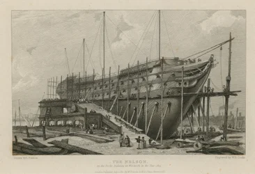 Die Nelson auf den Stocks