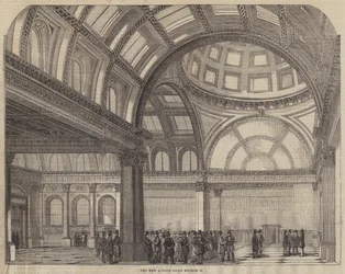 Die neue Londoner Börse (Gravur)