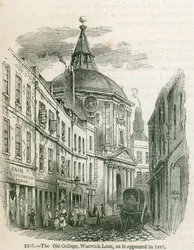 Das alte College of Physicians in Warwick Lane