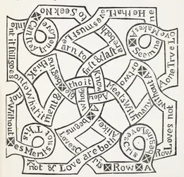 Das letzte Vermächtnis der alten ägyptischen Wahrsagerin, Illustration aus Chap-books of the Eighteenth Century von John Ashton, veröffentlicht 1882