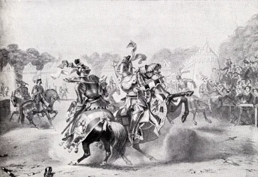 Das einzige Turnier in der Regierungszeit von Königin Victoria, Illustration aus 