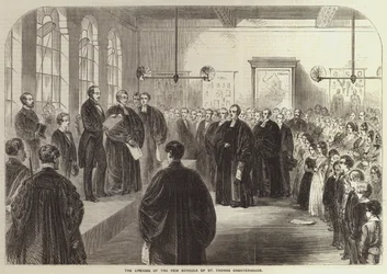 Die Eröffnung der neuen Schulen von St. Thomas Charterhouse