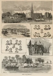 Das Oxford und Cambridge Bootsrennen