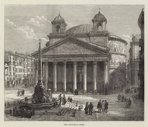 Das Pantheon, Rom (Gravur)
