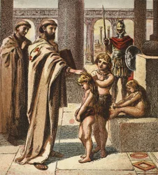 Der Papst und die sächsischen Kinder, veröffentlicht 1890