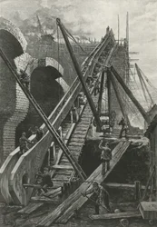 Der Fortschritt der Arbeiten