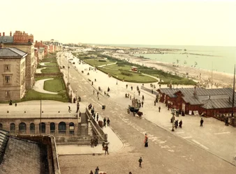 Die Promenade und Seen, Southport