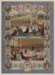 Das Jubiläum der Königin (Chromolithografie)