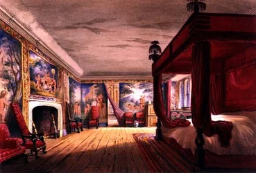 Das Rote Zimmer, Cotehele House, ca. 1830-40