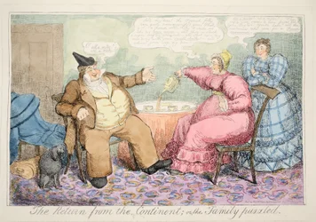 Die Rückkehr vom Kontinent oder die verwirrte Familie, veröffentlicht 1835
