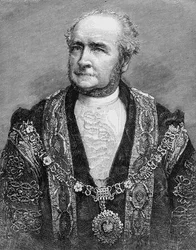 Der ehrenwerte Alderman G. S. Nottage, der neue Lord Mayor von London, Illustration aus 