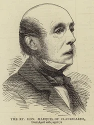 Der Hochwohlgeborene Marquis von Clanricarde (Stich)