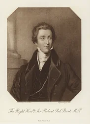 Der ehrenwerte Sir Robert Peel, Baronet, MP (Lithografie)