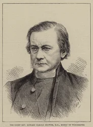 Der rechte ehrwürdige Edward Harold Browne, DD, Bischof von Winchester (Gravur)