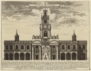 Die Royal Exchange in der City of London