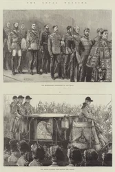 Die königliche Hochzeit (Gravur)