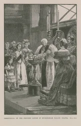 Die königliche Taufe im Buckingham-Palast