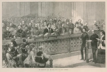 Die königliche Loge in der St. Pauls Kathedrale