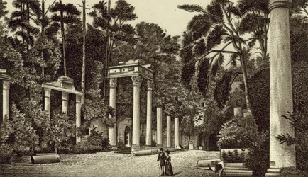 Die Ruinen, Virginia Water (Lithografie)