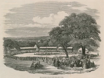 Das schottische Fest im Park von Lord Holland