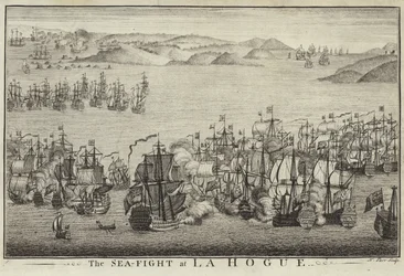 Die Seeschlacht bei La Hogue
