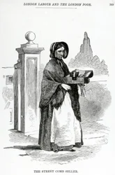 Der Straßenkammverkäufer, ca. 1840