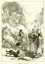 Die Teutonen auf dem Marsch